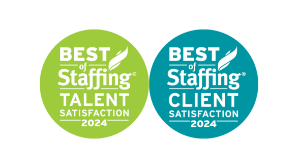 Best of staffing award for 2024